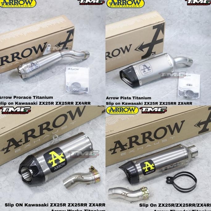 Knalpot slip on ZX25 ZX25R ZX25RR Arrow Thunder ProRace