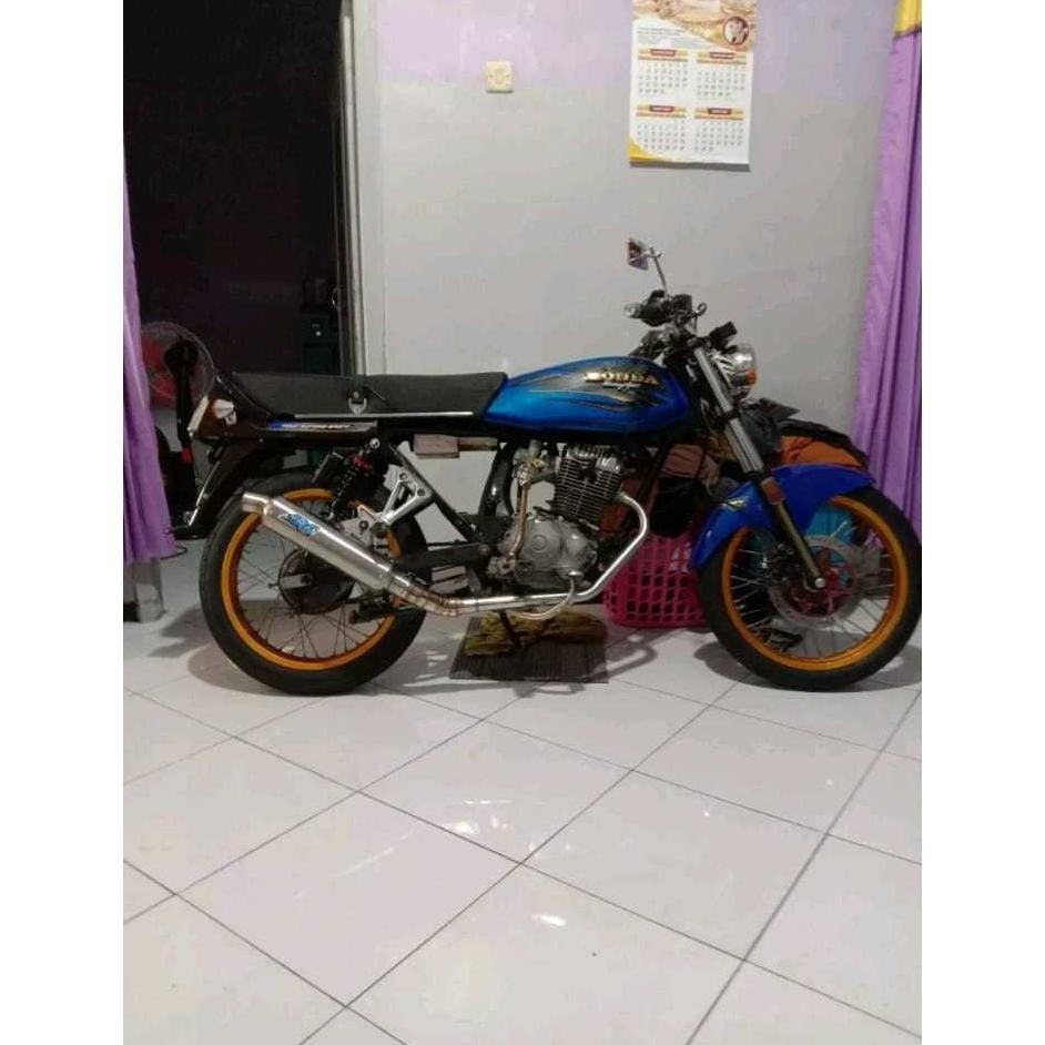 KNALPOT DOS ALA ORIGINAL CB GL MP TIGER VERZA VIXION BYSON SCORPIO