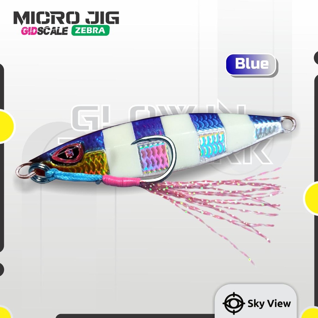 Umpan Micro Jig 15 Gram GID Single Assist Hook Mikro Jig 15 Gram Metal Jig 15 Gram 15gram 15gr 15 gr