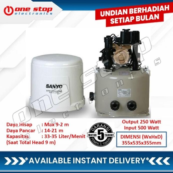 Sale Sanyo Ph-258Jp Pompa Air Sumur Dangkal Otomatis - Japan