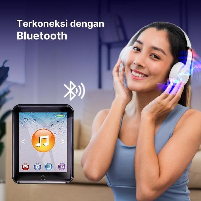 Grosir (Cod) Worallymy Mp3 Digital Audio Player Bluetooth Hifi Ab Repeat 2.0 Inch - S309