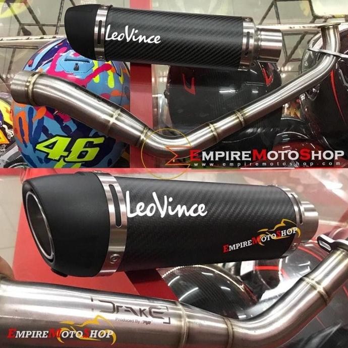 Knalpot Leovince Corsa EVO Yamaha Aerox 155 Fullsystem