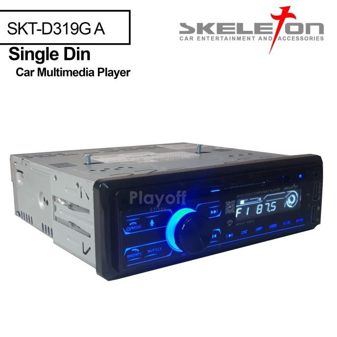 Murah Single Din Dvd Multimedia Player Bluetooth Usb