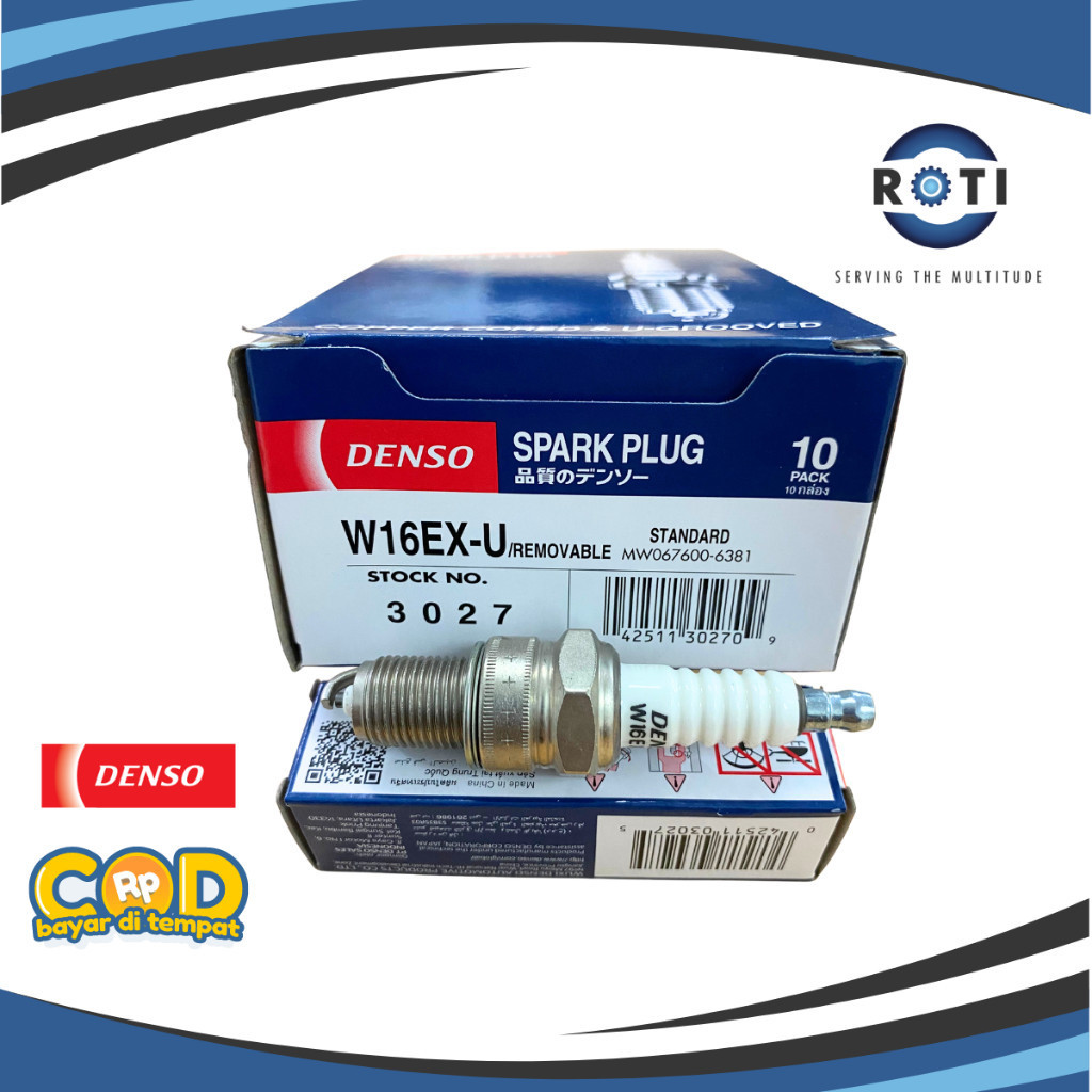 BUSI SUZUKI CARRY KARIMUN JIMNY KUDA W16EX-U BUSI NICKEL ORIGINAL DENSO