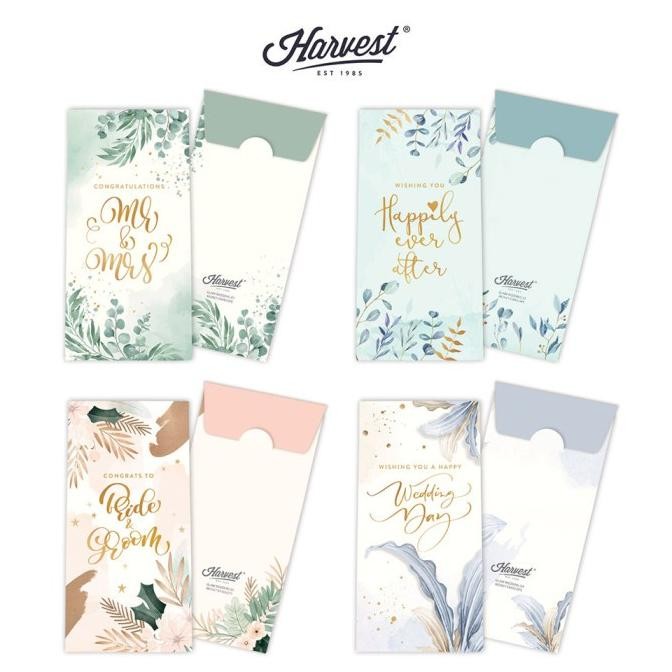 

NEW AMPLOP / ANGPAO WEDDING HARVEST ISI 6 GLAM WEDDING GOOD PRODUK SIAP KIRIM