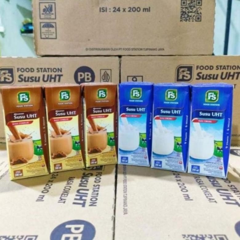 

Spesial/ Susu Uht Fs Food Station 200Ml 1 Karton Isi 24Pcs {Terbaru/Terlaris/Tergcor/Kekinian}