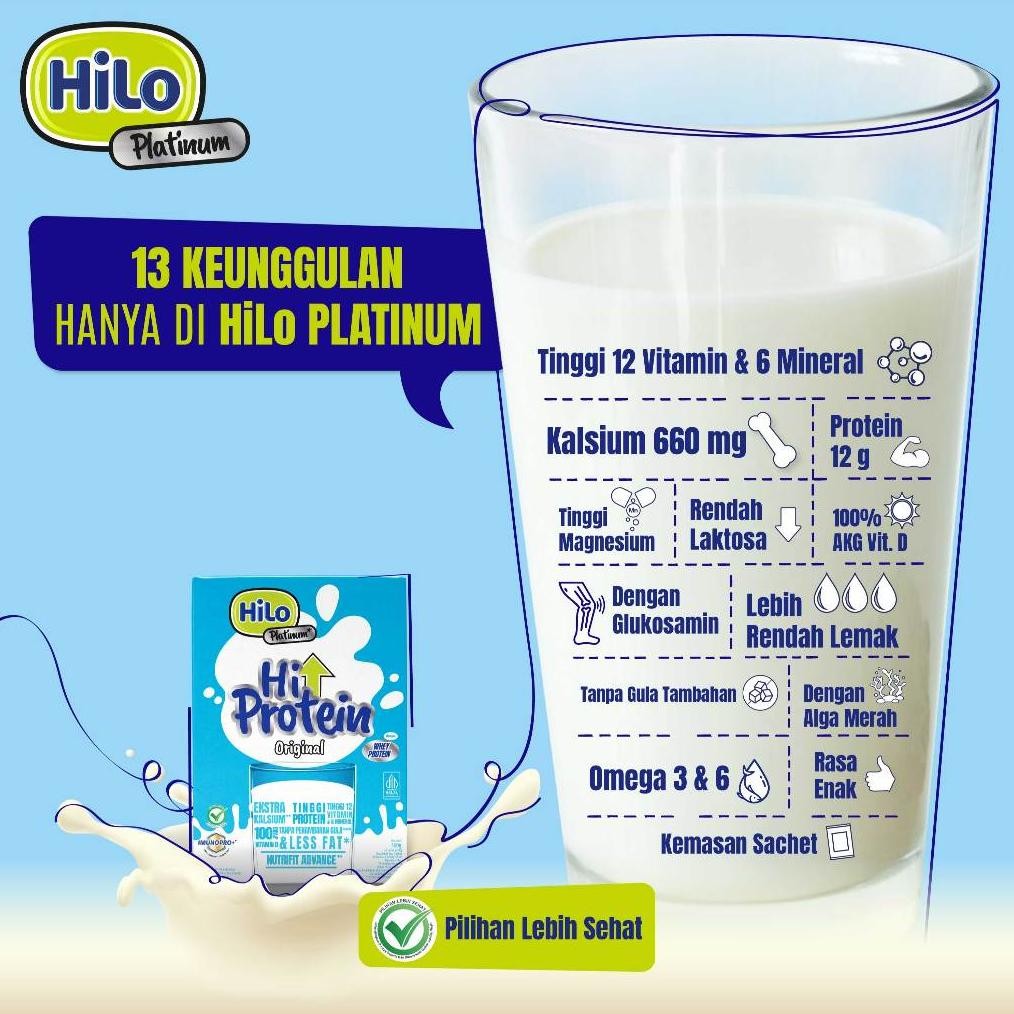 

Spesial/ Hilo Platinum + Hmb (8 Sachet) - Susu Tinggi Protein Jaga Massa Otot Usia Dewasa {Terbaru/Terlaris/Tergcor/Kekinian}