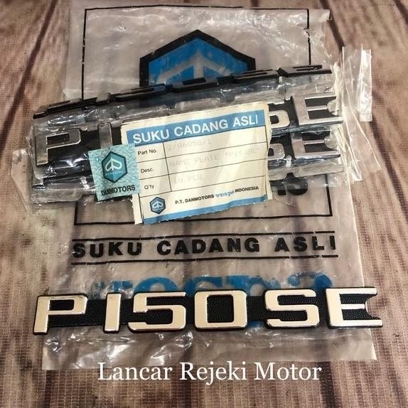 EMBLEM VESPA P 150 SE STRADA SATUAN