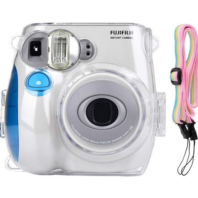 Fujifilm Instax mini 7s Clear Hardcase + Tali strap