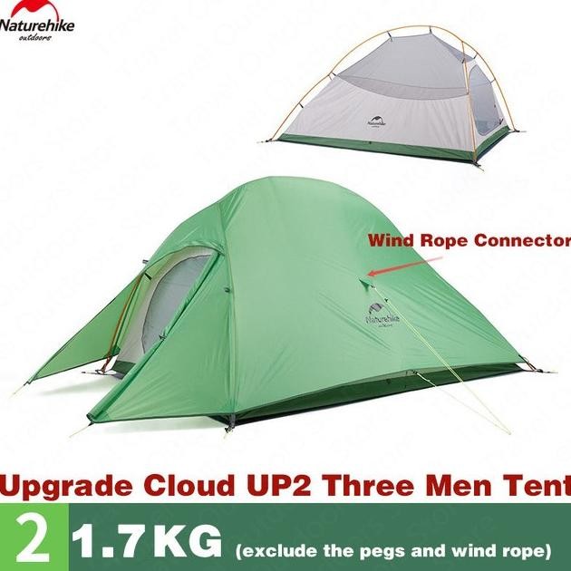 Tenda naturehike cloud up 210T 2P NH17T001-T ultralight + mat