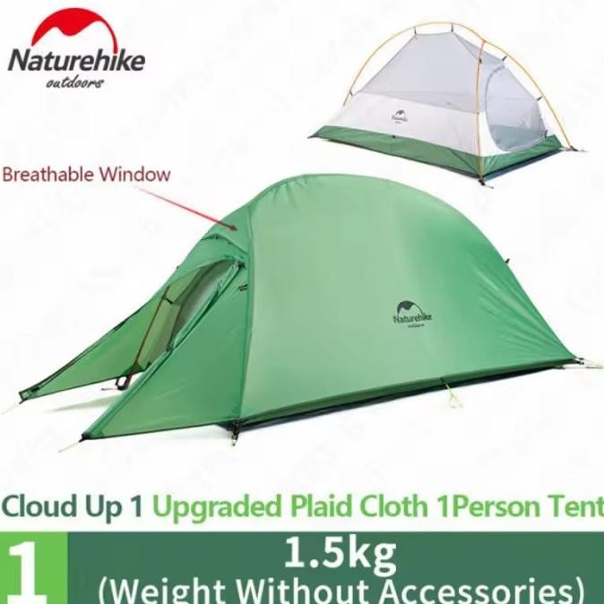 Tenda Cloud Up Naturehike NH18T010-T 1P tents tenda camping 1 orang solo hiking