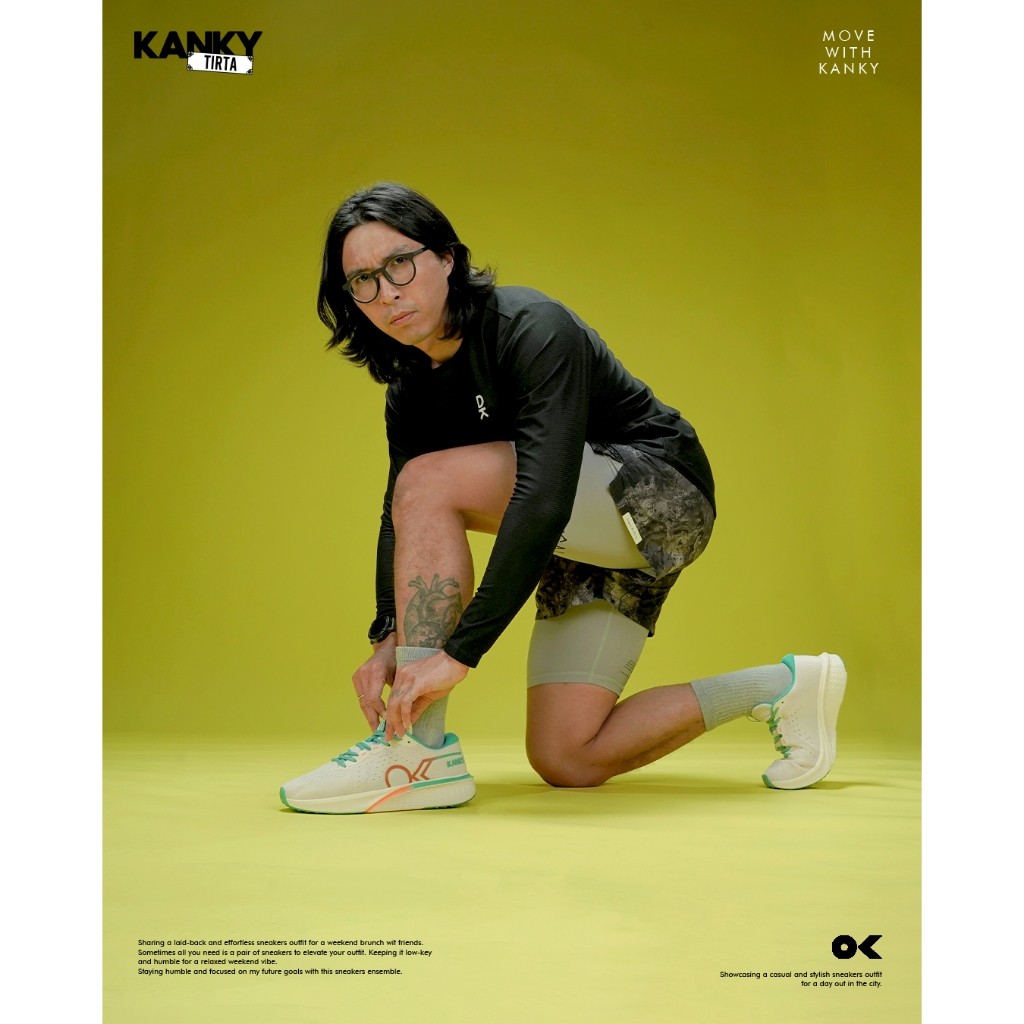 BIG PROMO Kanky x Tirta Story Kaze - Sepatu Sneakers Running Pria/Wanta Dewasa