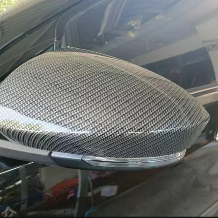 Rush Terios Avanza Xenia Veloz Rocky Raize 2018 2021 2024 Cover Spion Tutup Spion Mobil Hitam Chrome