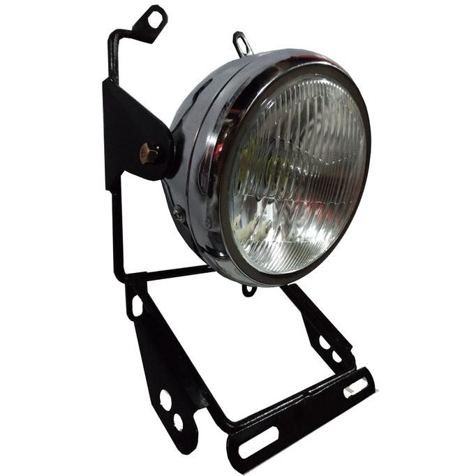 Bingah Braket Dudukan Pesek New Megapro set Lampu motor 6 inch CB modifikasi Quality
