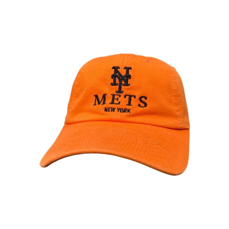 Topi Baseball MLB NY Mets Orange OSFA Second Original Murah