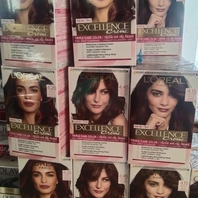 cat rambut pewarna rambut loreal Loreal excellent color