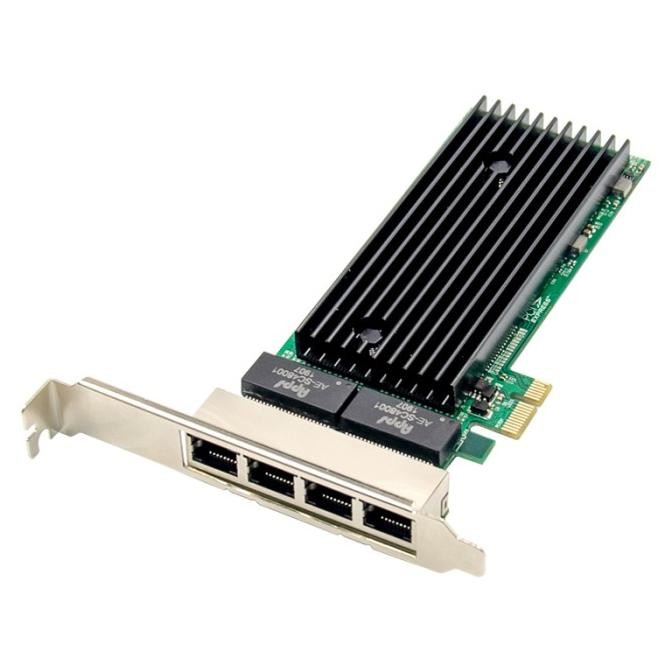 promo Lan Card Intel Quad 4 Port 1000 Gigabit 82575 Pci Express x1