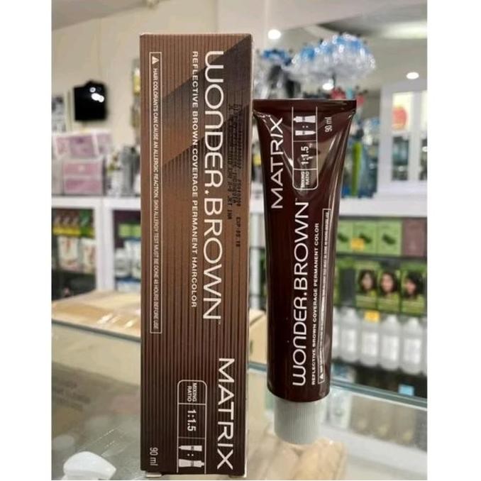 Cat rambut matrix wonder brown WB-7RB pewarna rambut 90ml plus oxidant