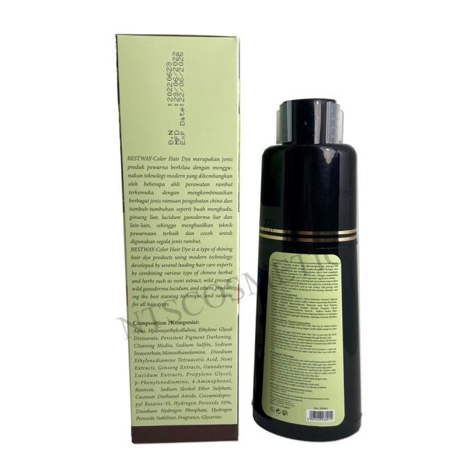 Limited NEW BESTWAY NONI BOTOL MAGIC MIRACLE COLOR HAIR DYE SHAMPOO PEWARNA RAMBUT CAT BSY [ BROWN /