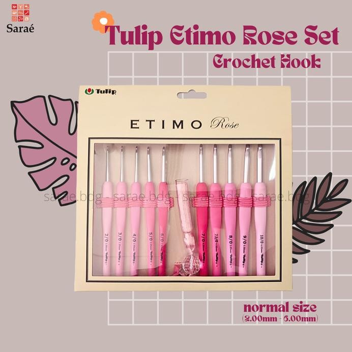 ready  Tulip Etimo Rose Crochet Hook Set