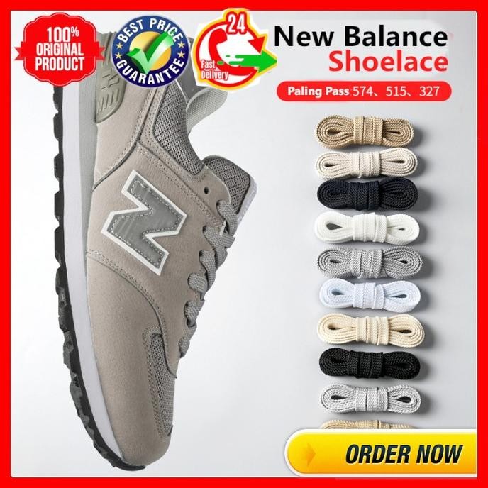 Terlaris Tali Sepatu Nb Gepeng Classic 327 574 2002R Original Limited Lebar 8Mm / Shoelace Flat Snea