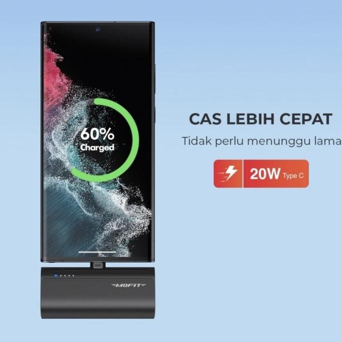 powerbank mofit mini 5000mAh fast charging qc3.0 quick charger