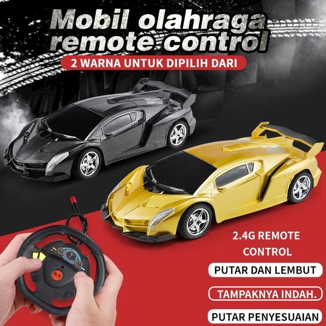 RC Mobil Olahraga 2.4G dengan 360 Rotasi - Mainan Edukatif Anak Skala 1:22 Toys Asli Control Permain