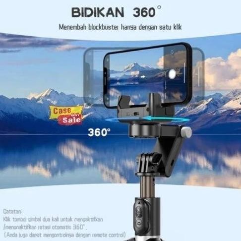 Q18 Gimbal Stabilizer Handphone Gimbal Stabilizer Tongsis Bluetooth Tripod/Stabilizer Smartphone Gim