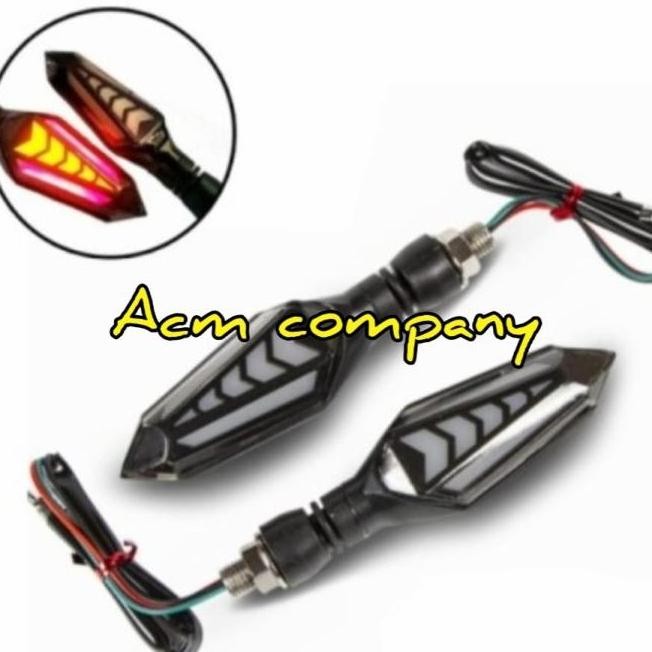 SALE LAMPU SEN SEIN VARIASI BELAKANG LED RUNNING 2MODE AEROX 155 OLD NEW