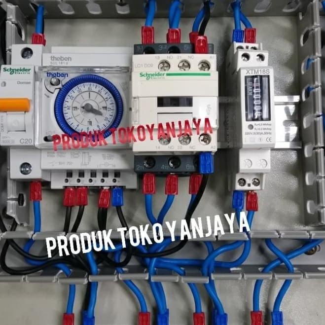 Panel lampu jalan/panel pju/panel lampu taman/panel timer theben [terbaik]