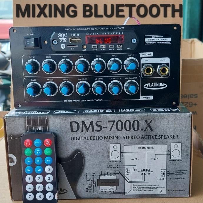 Murah kit pcb speaker aktif bluetooth mp3 mixing echo mic sanken jengkol tojil4 dijamin