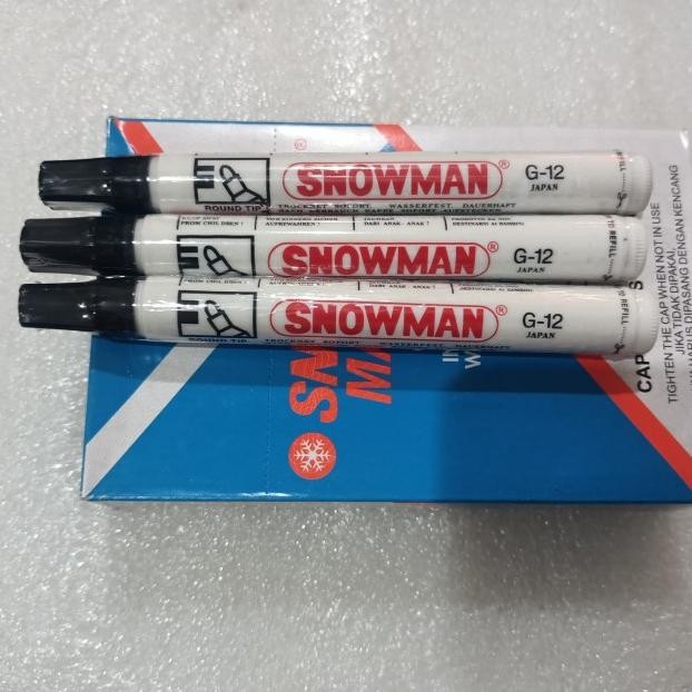

Pidol Nowman Permanent G 12 Hitam 12Pc