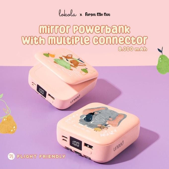 Mirror Powerbank 8.000mAh Lokola by Uneed x Forget Me Not
