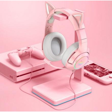 Hedphone Hedset Gaming Headset Hendsfree Telinga Kuping Kucing Lucu