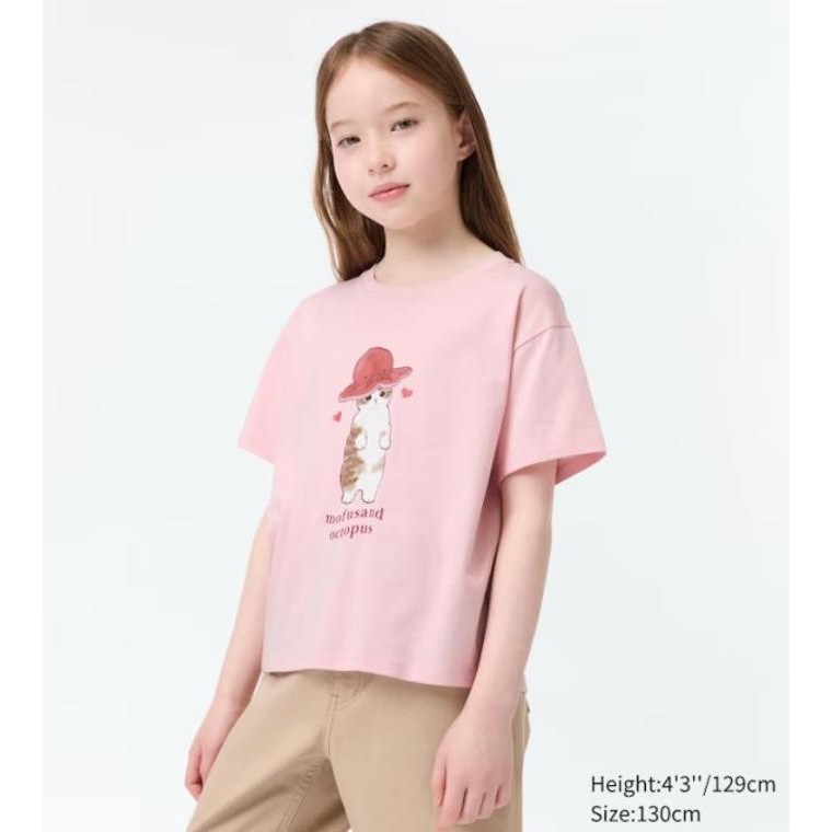 UNIQLO GIRLS mofusand Short Sleeve UT