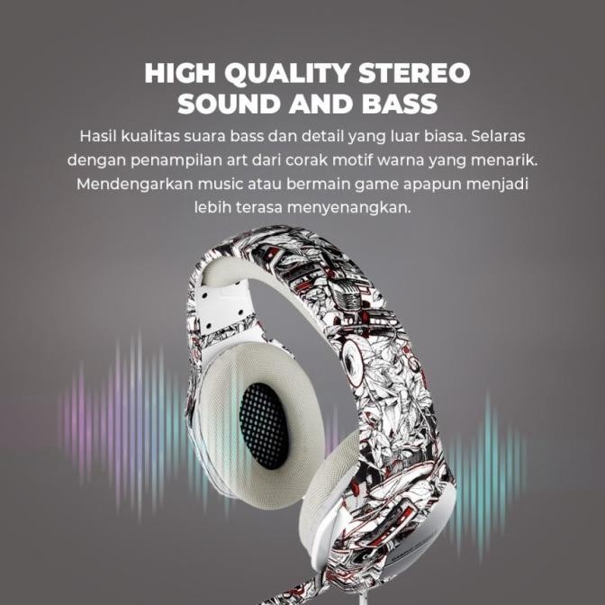 Digital Alliance Headset Gaming Delta Art X Skarlet