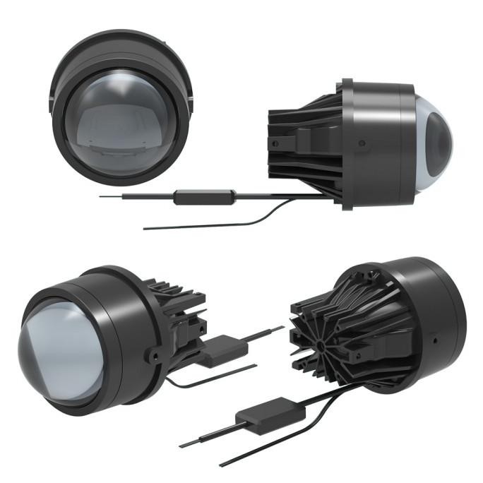 Foglamp Projector Vinyx Q4 Lampu Kabut LED Projie BiLED Mobil 3 Inch