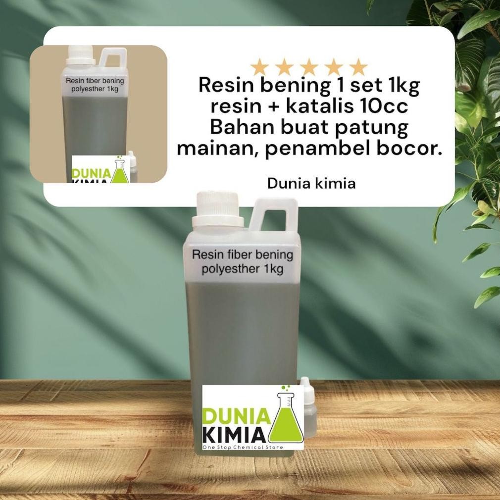 

Resin Bening 108 + Katalis 20ML Resin Polyesther - Resin Fiberglass