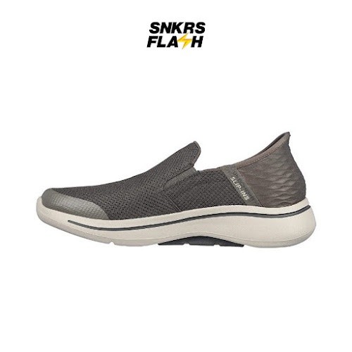 SKECHERS Go Walk Arch Fit Taupe Sepatu Casual Pria - 216259TPE - Size 45