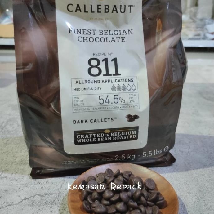 

Murah Callebaut 811 500Gr Dark Chocolate Couverture 54,5% Cokelat Coin