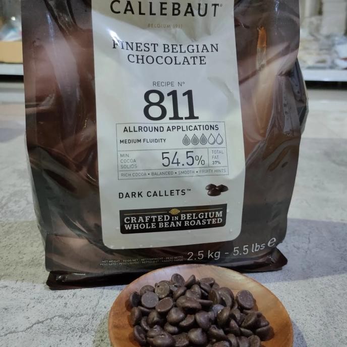 

Grosir Callebaut 811 Dark Chocolate 54.5 % - 500 Gr