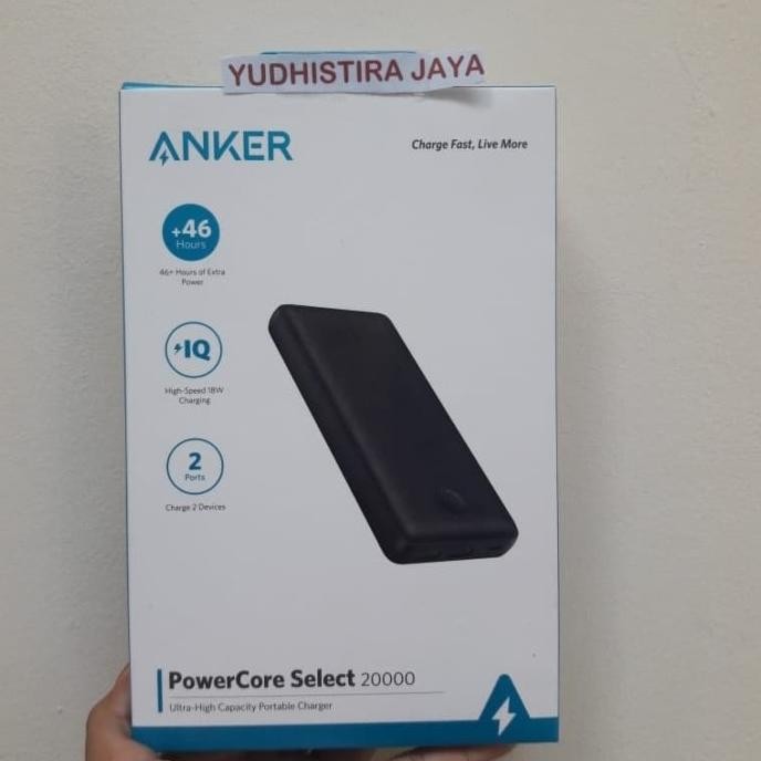 PowerBank ANKER PowerCore Select 20000mAh A1363 ORIGINAL Garansi Resmi