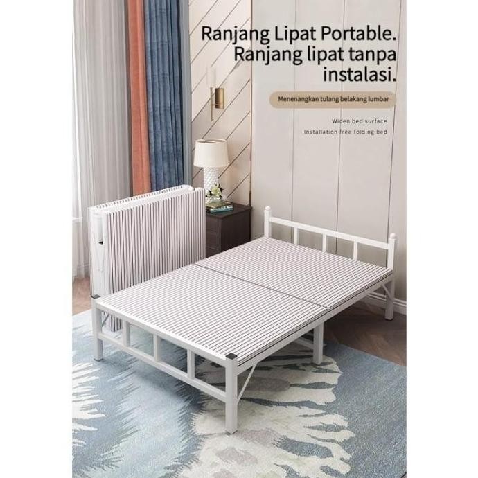 Kasur Lipat Ranjang Lipat Folding Bed Portable