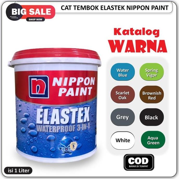 Cat Tembok Kamar Dinding Rumah Dapur Ruang Tamu wc toilet Anti Jamur Lembab Air Estetik Pelapis Anti