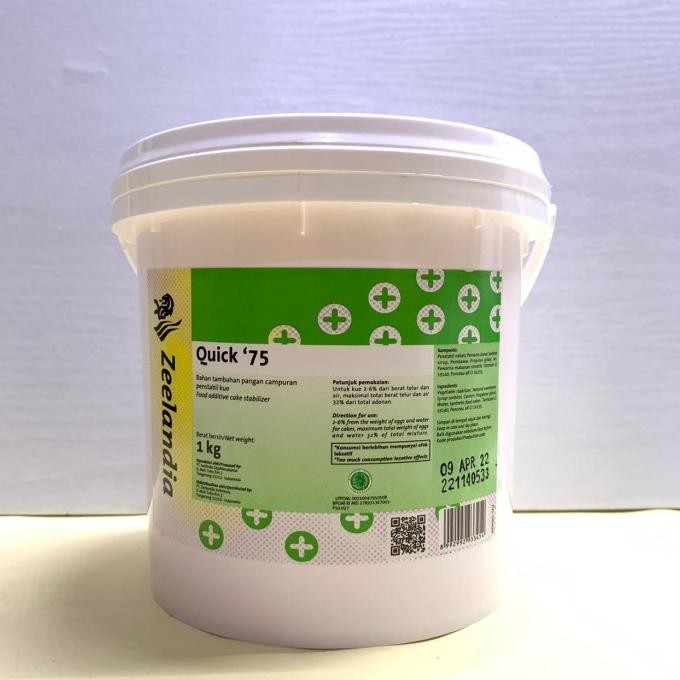

Grosir Zeelandia Quick 75 Emulsifier 1 Kg- Sp Pengembang Kue Penstabil