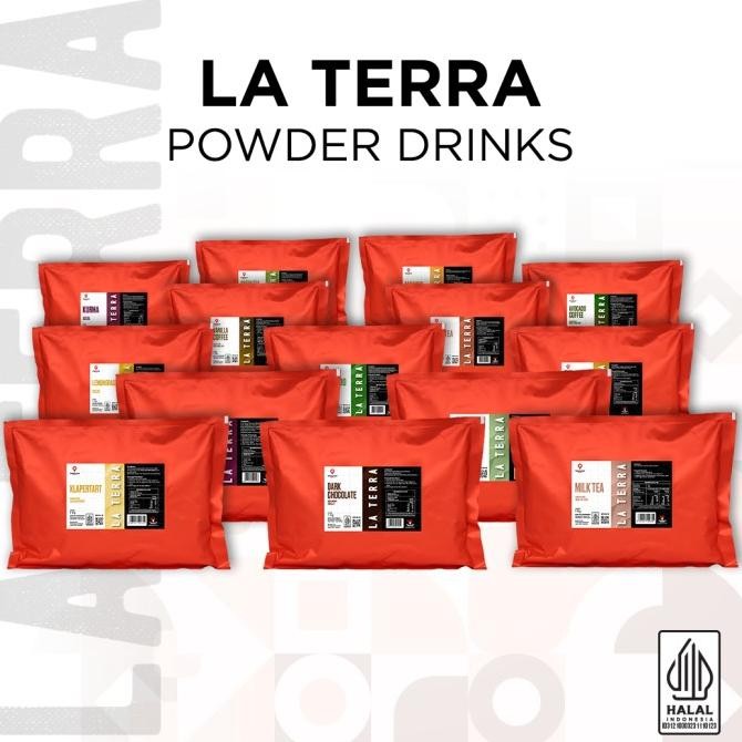 

Grosir Powder Premium Dark Chocolate Drink Bubuk Minuman Rasa Coklat Pekat 1Kg La Terra