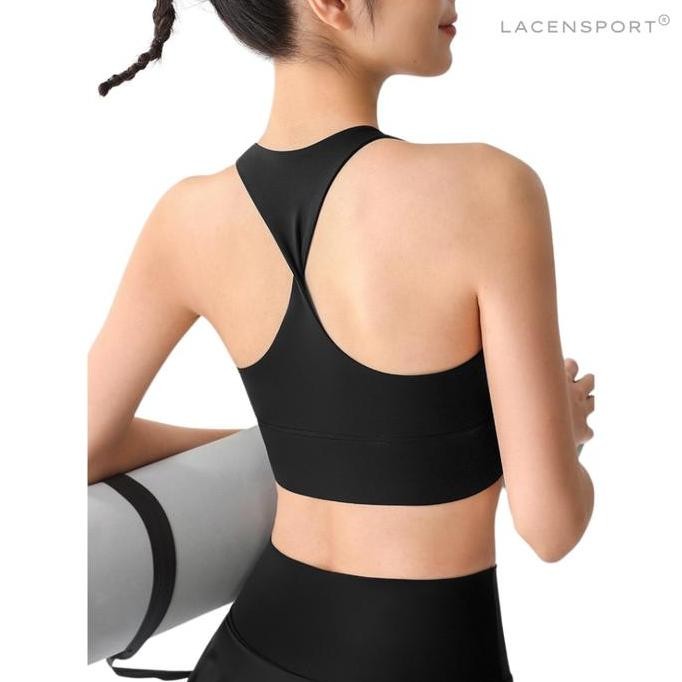 Jual Murah Lacensport - Sexy Jane Sport Bra Atasan Baju Olahraga Gym Senam Zumba Yoga Wanita Kaos Te