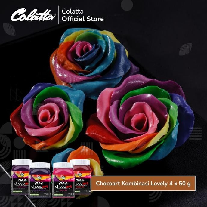 

Murah Colatta Chocoart Kombinasi Lovely - Pewarna Makanan 50G 4 X 50G