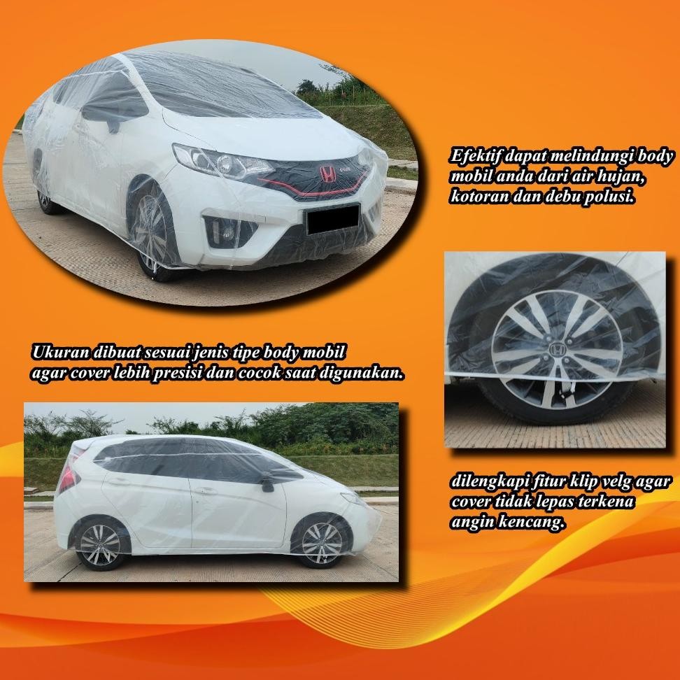 selimut mobil sarung mobil cover mobil calya sigra plastik transparant