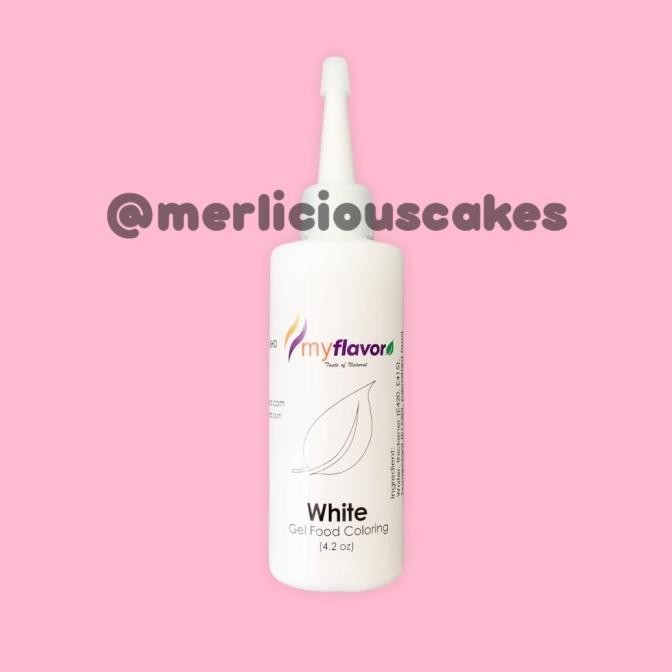 

Sale 120 Gram White Gel My Flavor Food Color Food Colour Pewarna Makanan